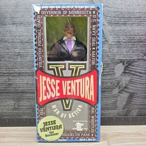 Vintage Jesse Ventura Man Of Action Governor of Minnesota Doll In Original Box